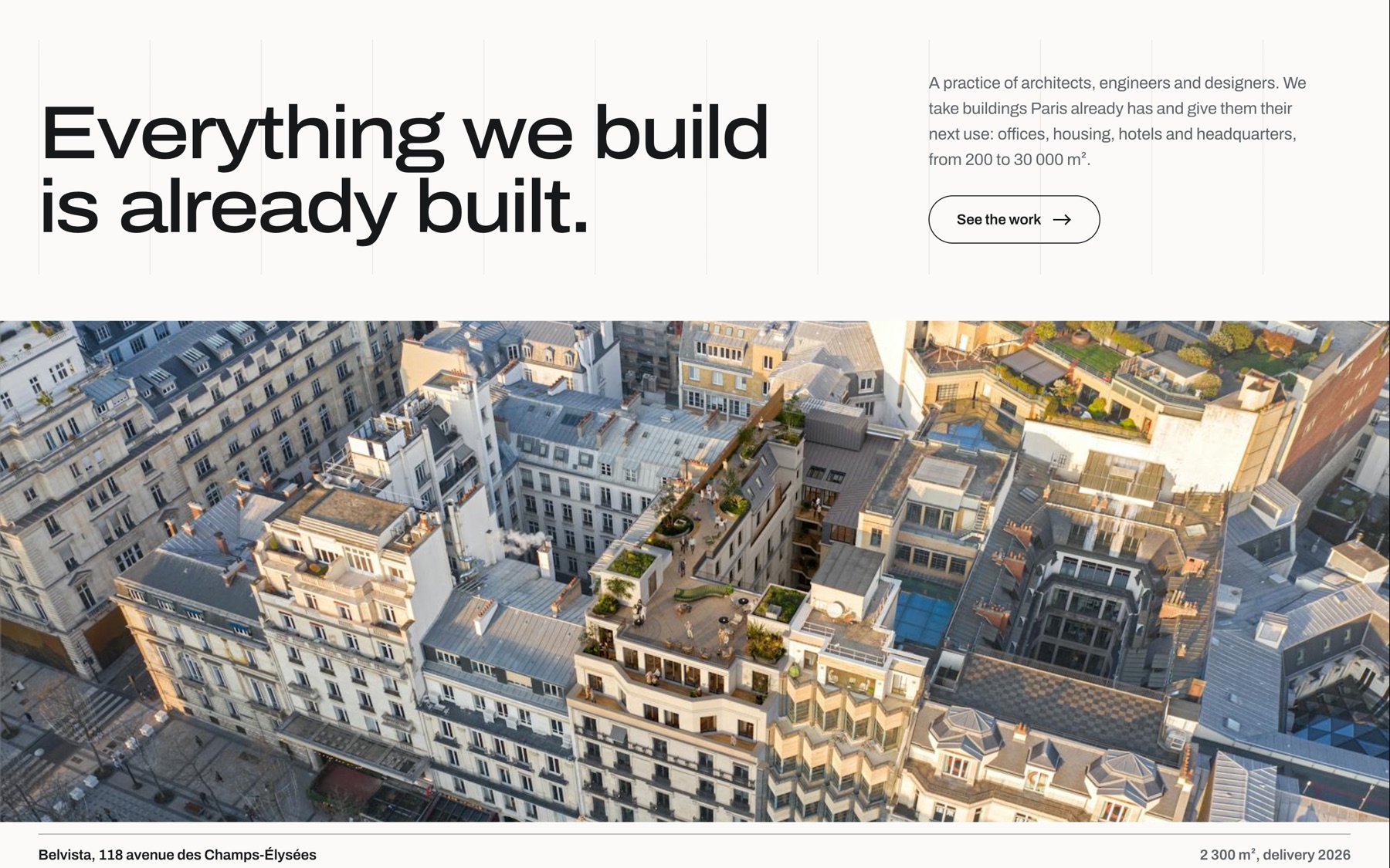 The PDA Architecture home page on a laptop
